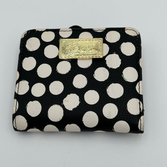 💋Luv Betsey Johnson Polkadot Card Wallet💋 - Picture 1 of 6